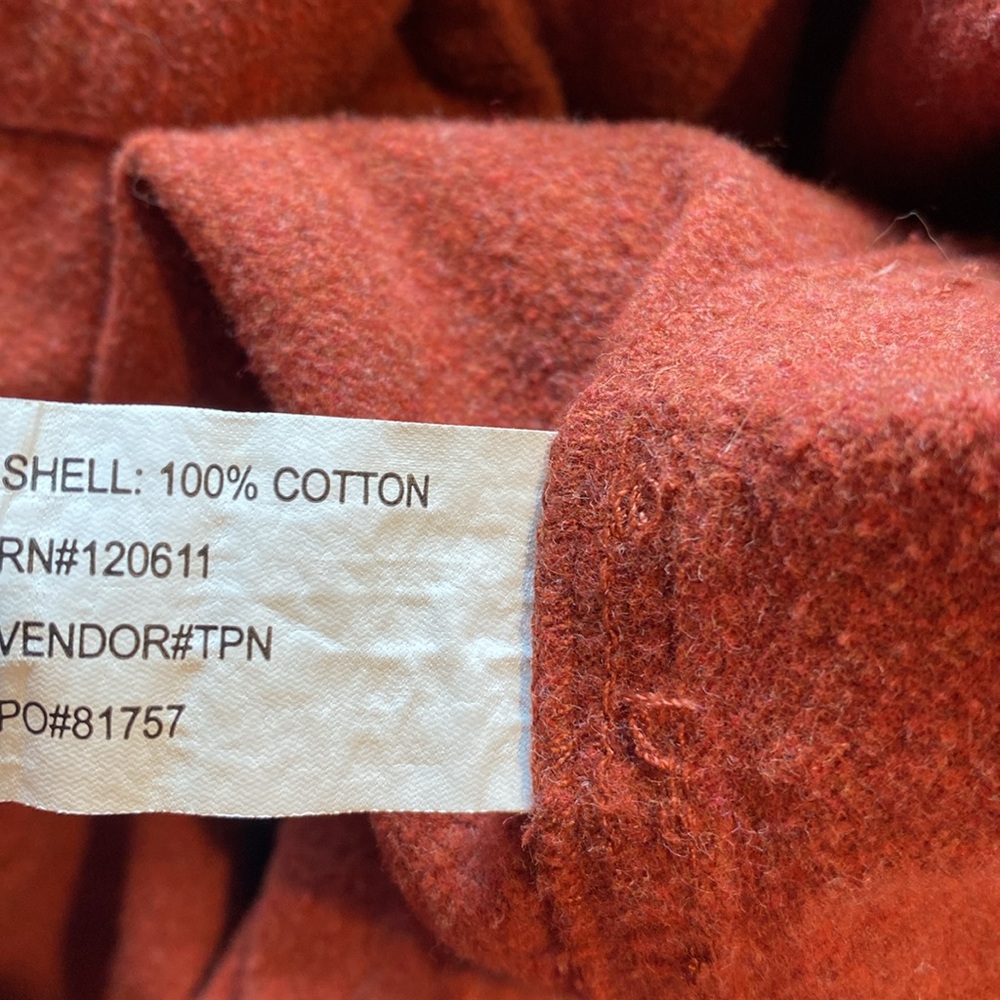 Stoic Orange Chamois Button Down Shirt: Size Small - Picture 11 of 11